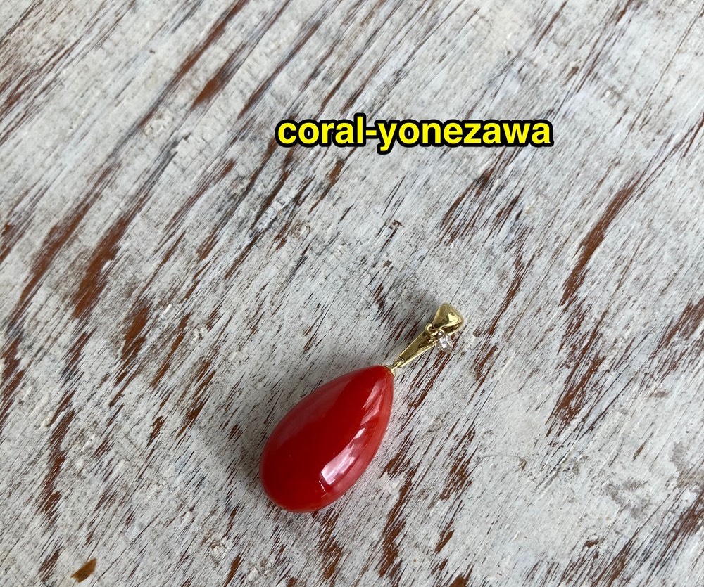 赤珊瑚k18ペントップ Ω