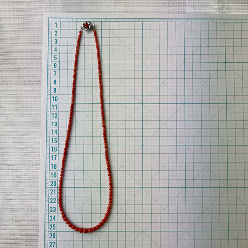 赤珊瑚ネックレス.土佐沖珊瑚.9.15 ネックレス・ペンダント