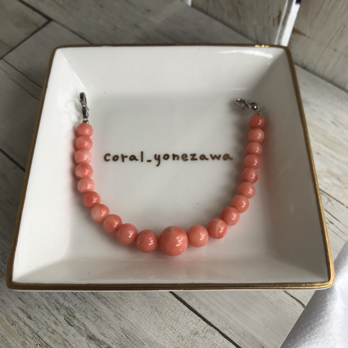 女性用【羽織紐】ピンク珊瑚