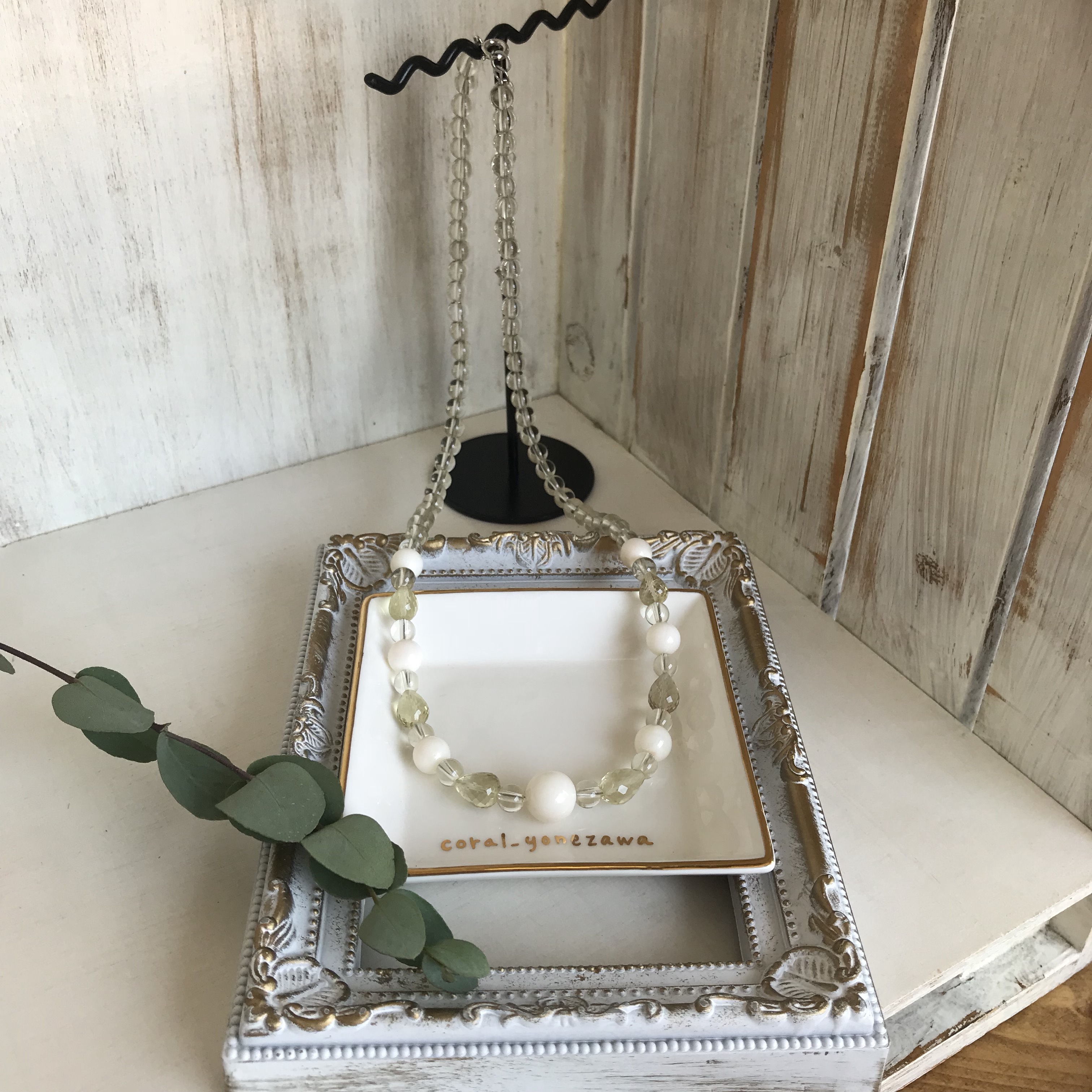 爽やかイエローネックレス☆☆ 6,688円