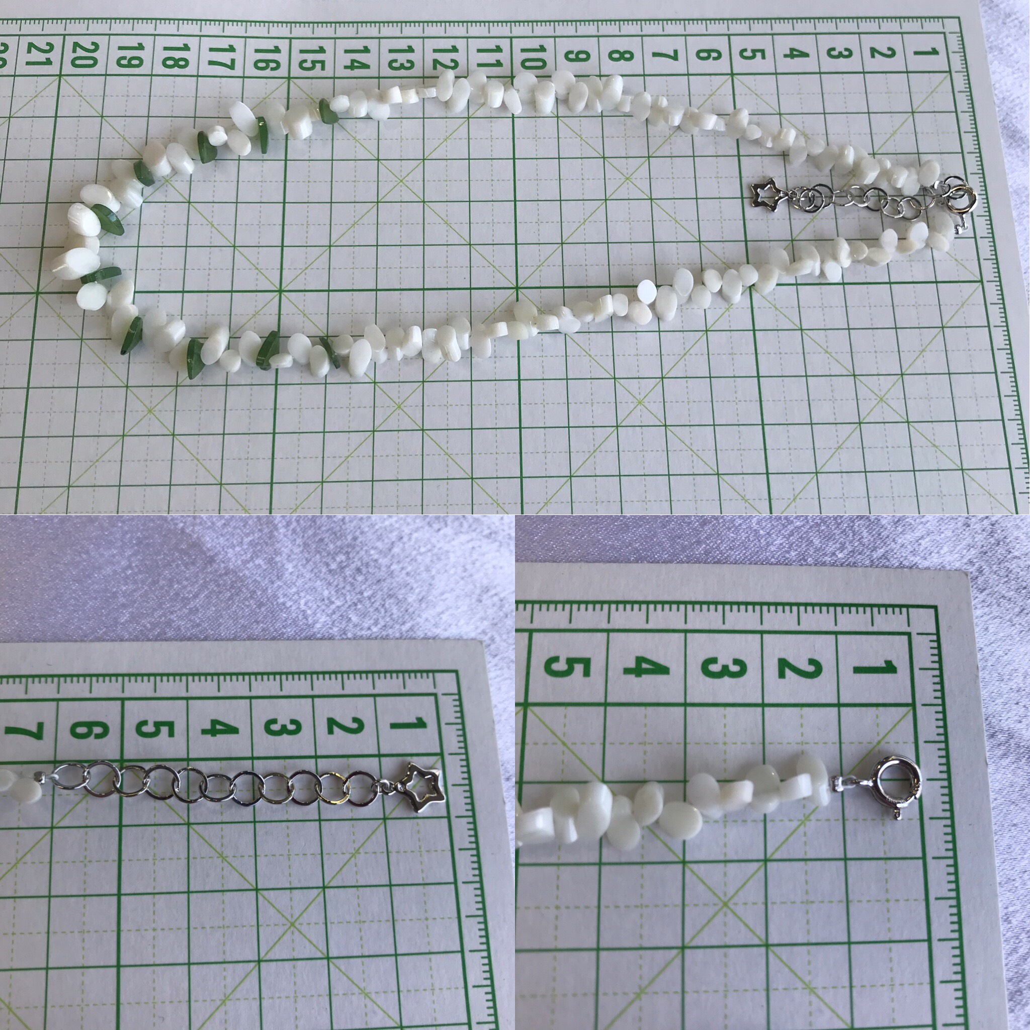 ホワイトcoralネックレス