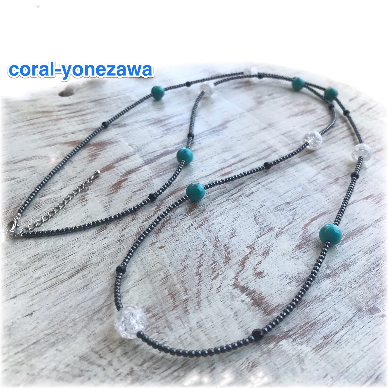 天然石ネックレス【ロング】