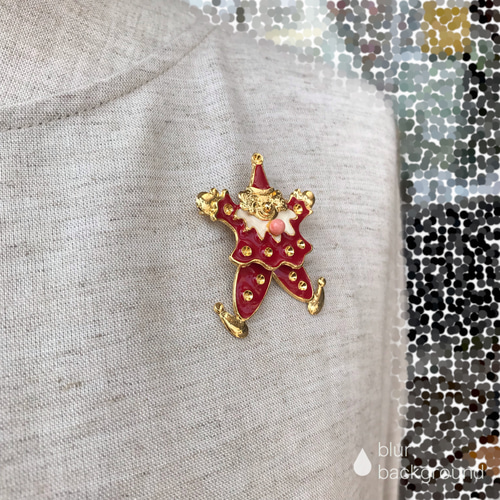 あかピエロ.珊瑚ブローチ ブローチ Mindchiechie 通販 7200603