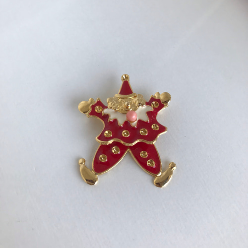 あかピエロ.珊瑚ブローチ ブローチ Mindchiechie 通販 7200603