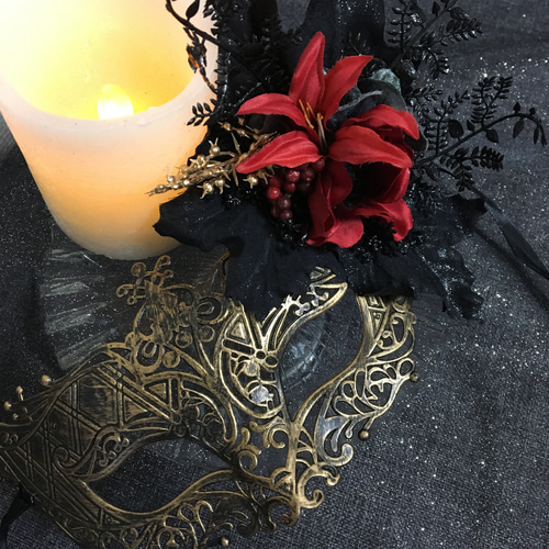 仮装！マスカレード パーティ＂ミステリアスな仮面アレンジ アート