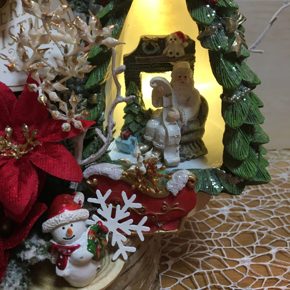”ほっこり光る！サンタのモミの木のお家"大人可愛いクリスマスインテリア『クリスマス2020』 3枚目の画像