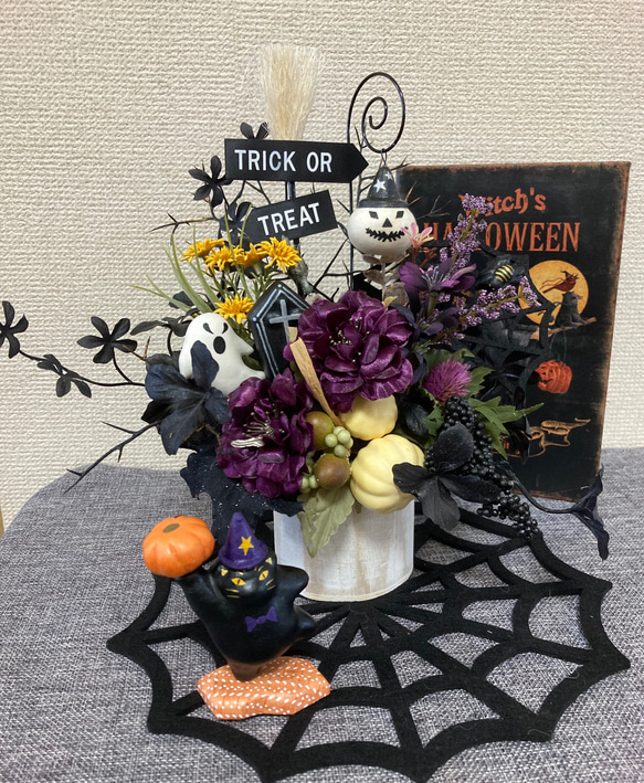 ＂ダークハロウィン！ゆらゆら揺れるお化けカボチャのジャック"大人可愛いHalloween飾り『ハロウィン2021』 1枚目の画像