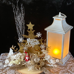 "サンタが金色のベルを鳴らせば！！輝く聖夜の森に！"大人の暮らしに似合うクリスマス 飾り 1枚目の画像