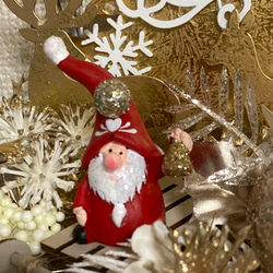 "サンタが金色のベルを鳴らせば！！輝く聖夜の森に！"大人の暮らしに似合うクリスマス 飾り 2枚目の画像