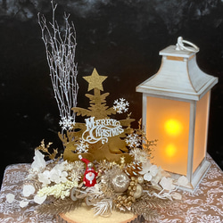 "サンタが金色のベルを鳴らせば！！輝く聖夜の森に！"大人の暮らしに似合うクリスマス 飾り 7枚目の画像