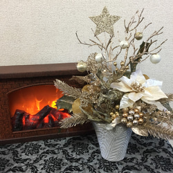 ”金色に輝くChristmas　tree”　大人Christmasツリーアレンジ「クリスマス企画2019」 2枚目の画像