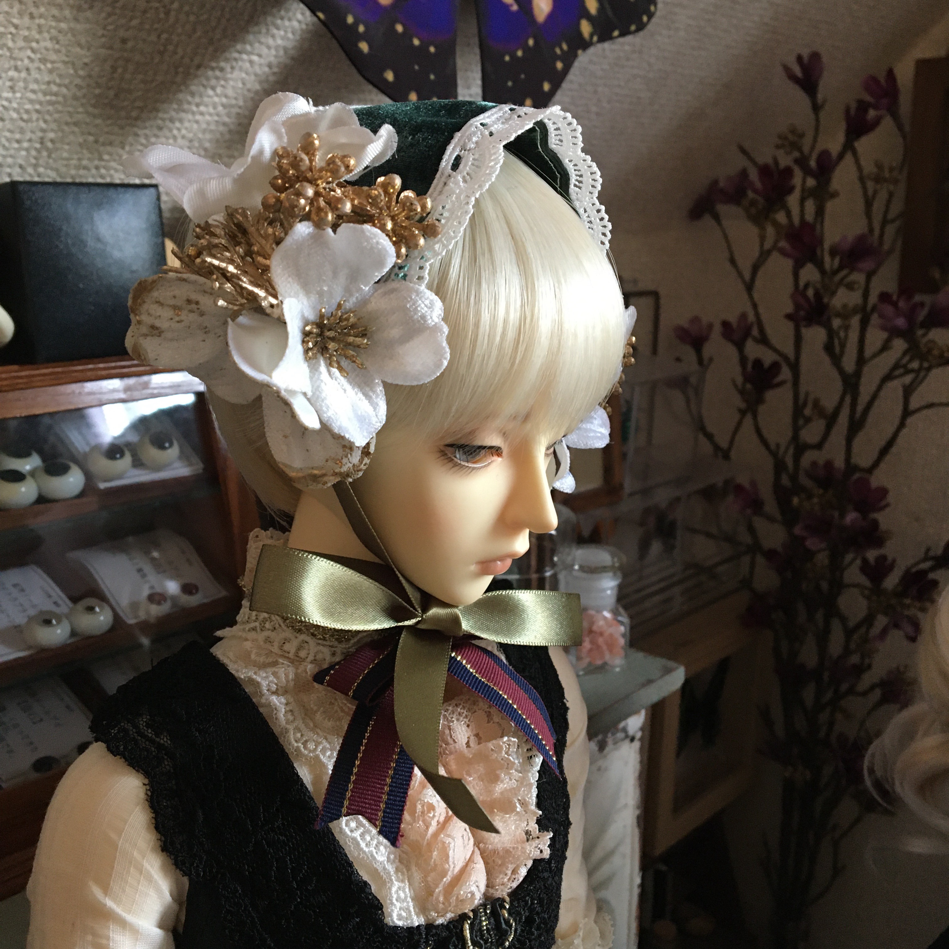 red_eyeページ！　キャストドール本体+ドレスとアクセサリー複数セット