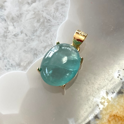 Silver925 18kgp エメラルドリングorネックレストップ