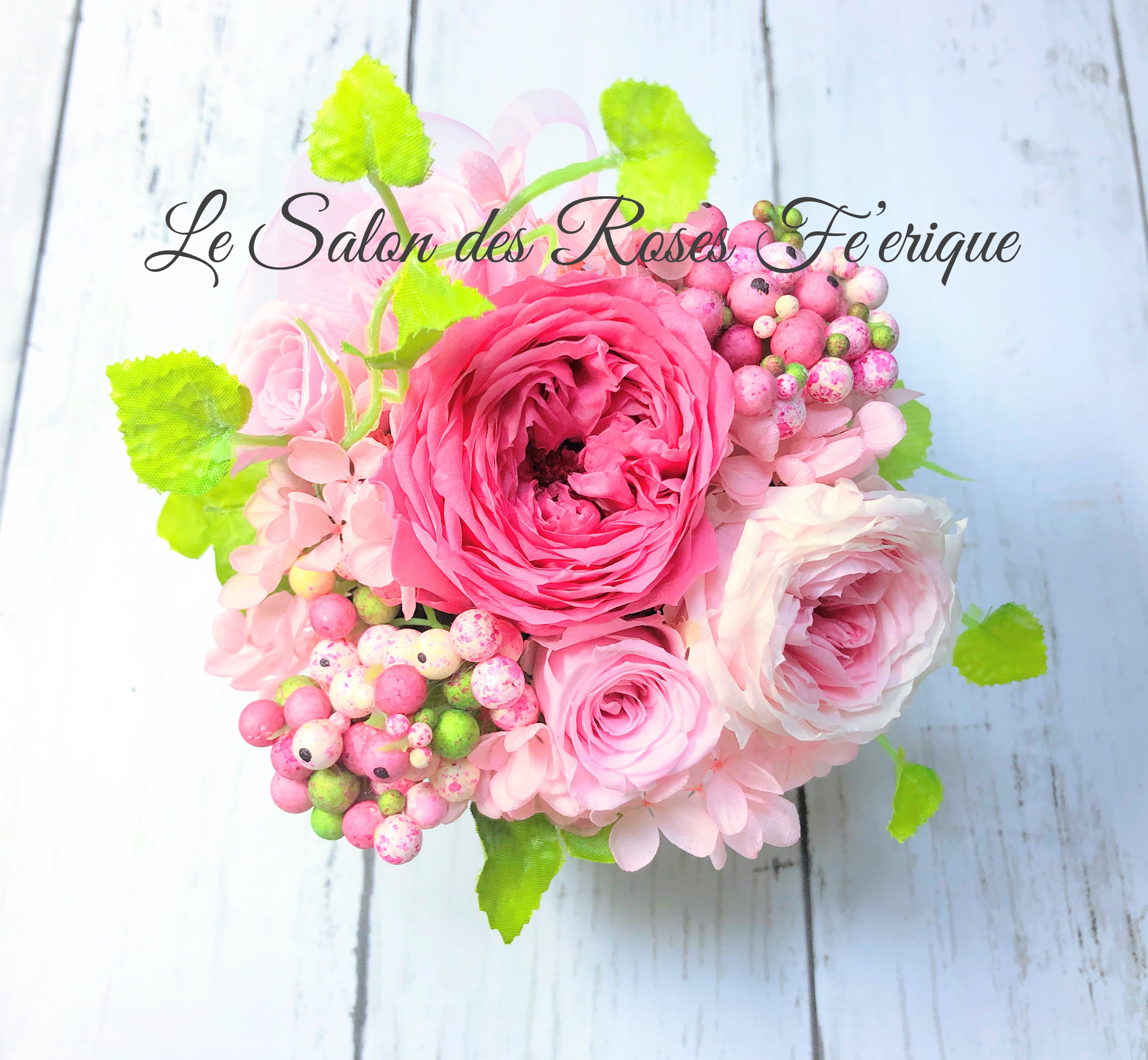 ラナンキュラスのゴージャスアレンジ　180°