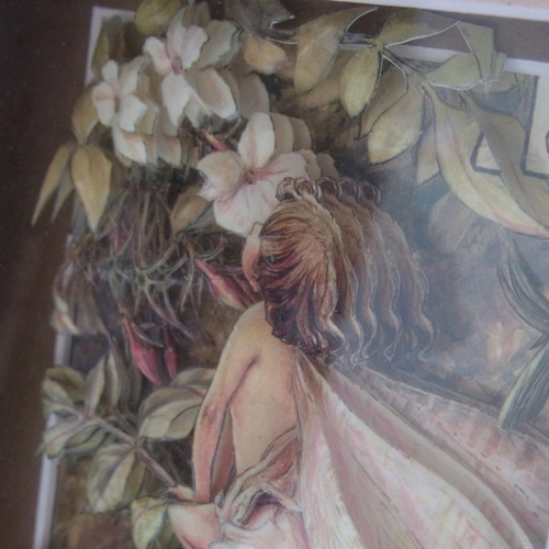 完成品】シャドーボックス（フラワーフェアリー：ジャスミン