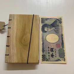 木表紙　小判ノートブック 4枚目の画像