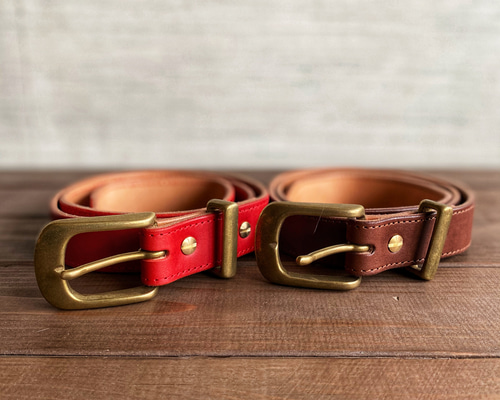 deres ベルト ブラウン ゴールド金具 ゴールドバックル ドレスベルト（ベルト）｜BROOKS BROTHERS