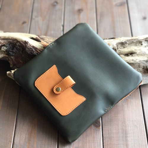 ilmodoAir グリーン 長財布 il modo Air イルモードエア 右利き STATUSY長財布 グリーン il modo