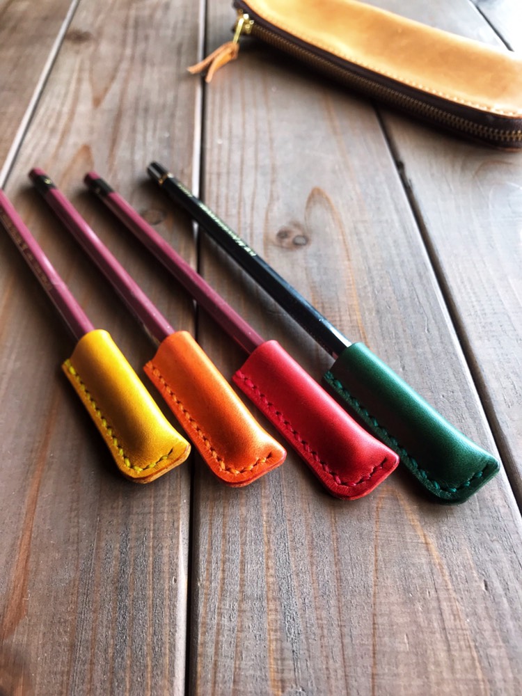 手縫いで作った鉛筆キャップ ペン・筆記用具 HAKODATE CRAFT 通販