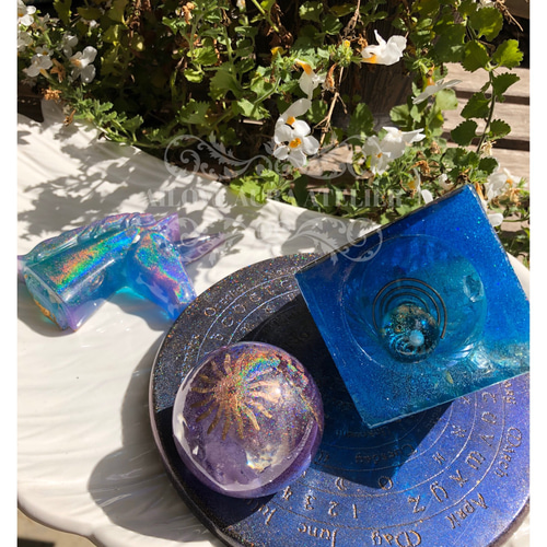 宇宙ファンタジーオルゴナイトセット 立体・オブジェ ailoveaura 通販