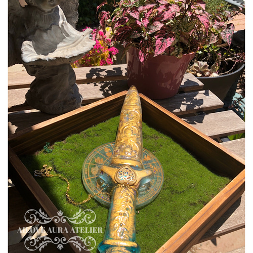 大天使ミカエルの光の剣オルゴナイト 立体・オブジェ ailoveaura 通販