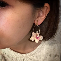 Flower earring 3枚目の画像