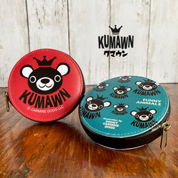 『KUMAWN / クマウン』コインケース・ミニ財布・ミニポーチ・小銭入れ・クマ・可愛い 1枚目の画像