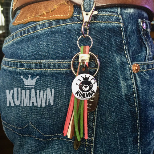 kumawn/クマウン』 キーリング付き カラフル タッセル チャーム・プチ  