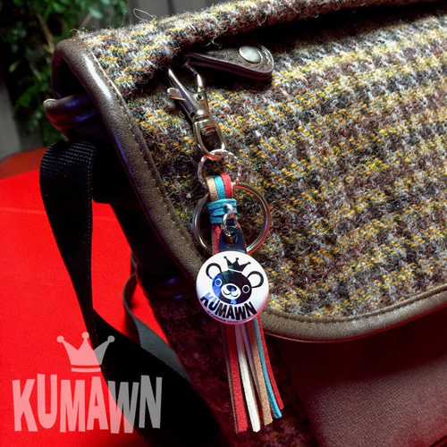 kumawn/クマウン』 キーリング付き カラフル タッセル チャーム