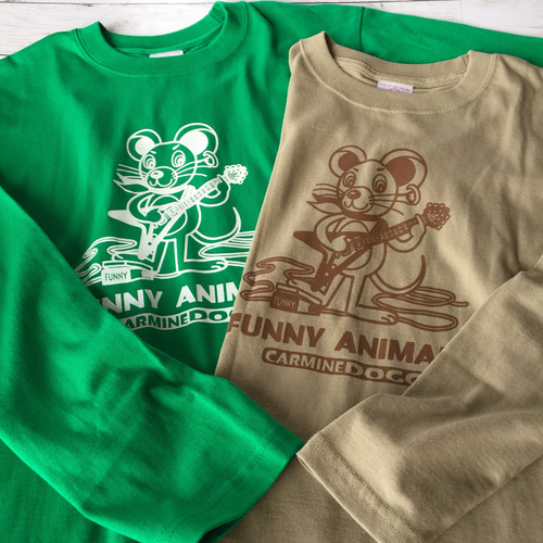ネズミのギターリスト 『Albert/アルバート』ロングスリーブ Tシャツ 