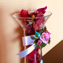 ポプリガラス ローズの香り 薔薇 贈り物 ・母の日 4枚目の画像