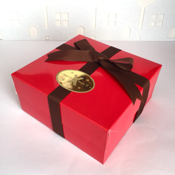 クリスマス《kumawn/クマウン》Xmas バージョン・BOX ラッピング・メッセージカード付き・可愛い・くま・サンタ 5枚目の画像