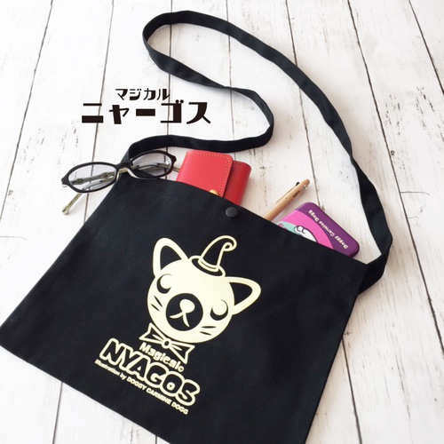 COACH 猫イラスト マザーズバッグ ブラック co-ba200302-11.jpg