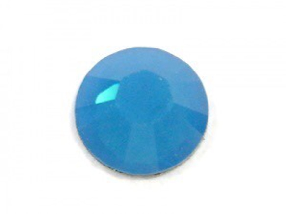 施華洛世奇[藍蛋白石]精緻戒指[黃銅] 第3張的照片