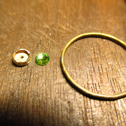 燕子精緻戒指 [黃銅] 橄欖石適用於所有問題 第3張的照片