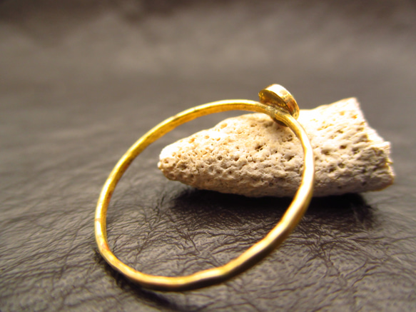Swallow Delicate Ring [Brass] Light Siam 兼容所有問題 第2張的照片