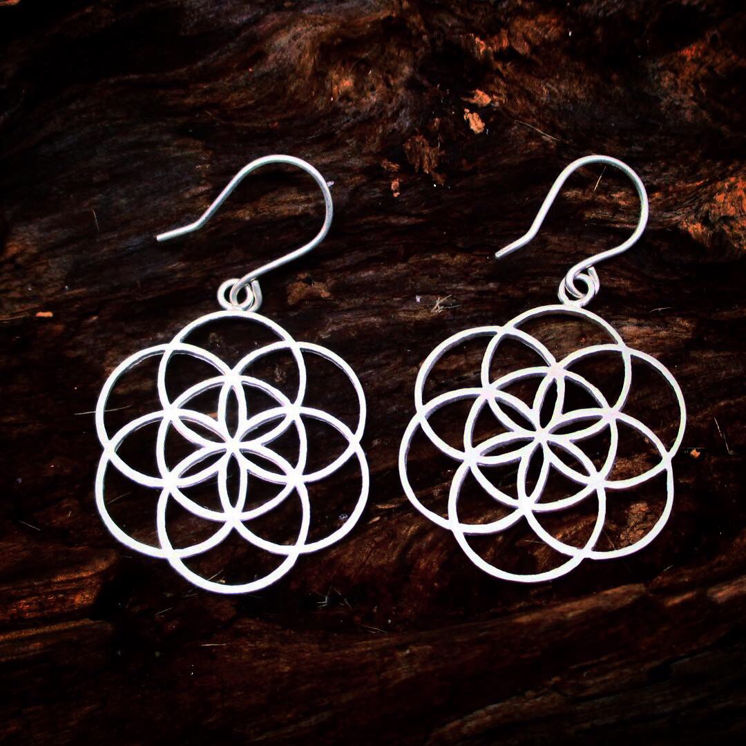 シードオブライフ フックピアス [sv950 ] ✼新作✼ 両耳セット