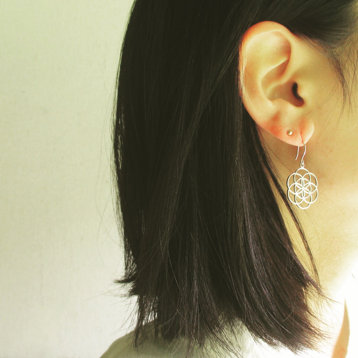 シードオブライフ フックピアス [sv950 ] ✼新作✼ 両耳セット