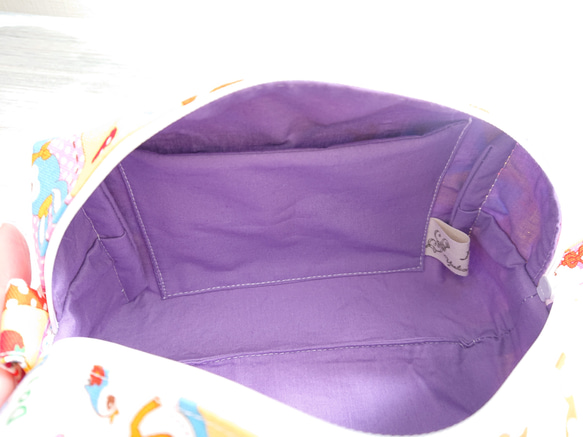 [可選類型] [再次上架 2] 淺紫色錦緞盒拉鍊袋 *淺色 第4張的照片