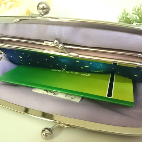 ◇お好きな生地で作る親子がま口財布*オーダーメイド*人気◇ 長財布 夕  