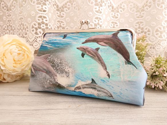 ◆ [再次上架 2] 炎熱夏季海豚袋 * 非常適合夏季海洋潛水旅行或作為禮物 第1張的照片