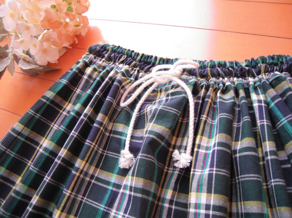 Creema限定「秋の福袋」秋色の夏服コーデセット（ブラウス＋スカート）フリーサイズ 2枚目の画像
