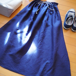 春の福袋☆「フレンチＴシャツ　やわらかボーダー　Ｍ」＋「リネン　シンプルギャザースカート　フリーサイズ 」 4枚目の画像