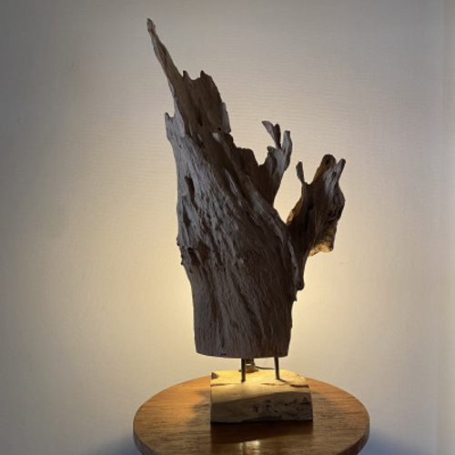 ヴィンテージ　水牛の角　オブジェ　インテリア　間接照明 ヴィンテージ 水牛の角 オブジェ インテリア 間接照明