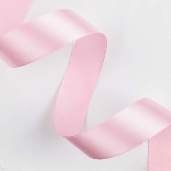 ★新品‼︎★TELALA ピンクリボン 80mm x 30m リボン サテン ダスティピンク 4m 348112