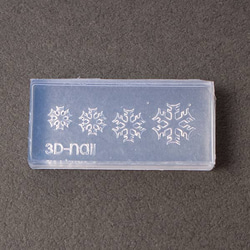 シリコンモールド ネイル用 雪の結晶 pt-151016-1 #040　 1枚目の画像