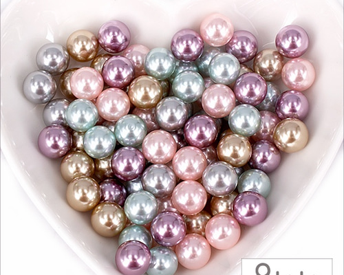 穴なし/高品質/パールミックス/8mm/pt-151029-8 パール シュエット
