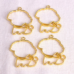 デコパーツ チーズ 可愛い 女の子 5個（チーズ）ハンドメイド キッズ