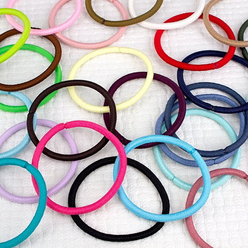 ヘアゴム 大 送料無料 子供 女の子 リングゴム 金具なし 選べる20本