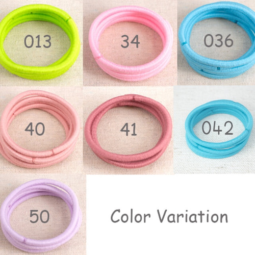 ヘアゴム 大 送料無料 子供 女の子 リングゴム 金具なし 選べる20本